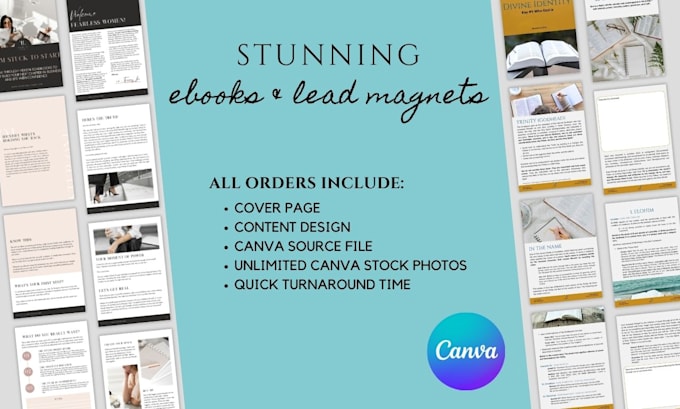 Gig Preview - Design a polished ebook or lead magnet in canva