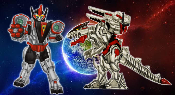 Gig Preview - Draw best robot or mecha zord power rangers