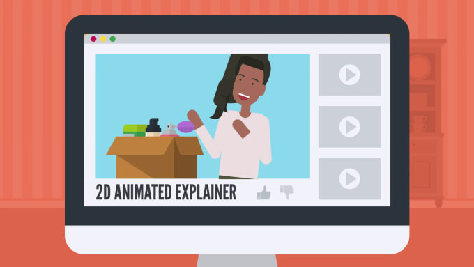 Gig Preview - Create 2d animated explainer video or 2d explainer video