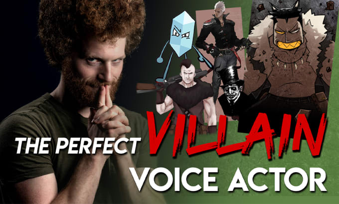 Gig Preview - Voice act your villain with nuance and depth