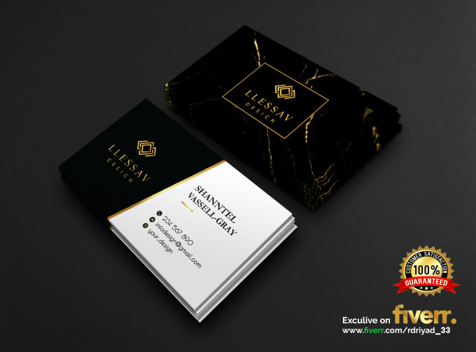 Gig Preview - Do professional  luxury business card design