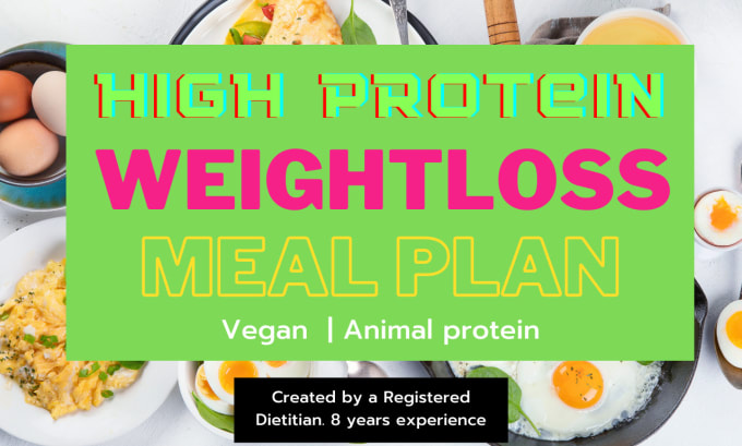 Gig Preview - Give you a high protein diet for weight loss 1350 calories