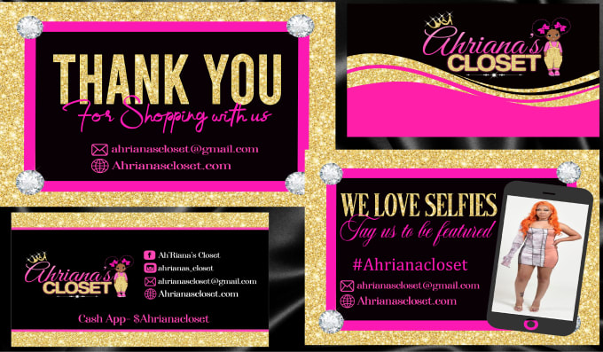 Gig Preview - Do,thank you,flyer, business card for cosmetic,hair,beauty,eyelashes business