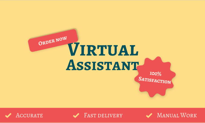 Gig Preview - Be your virtual assistant for data entry, copy paste and web research