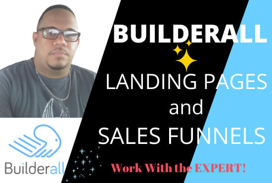 Gig Preview - Design builderall landing page or sales funnel