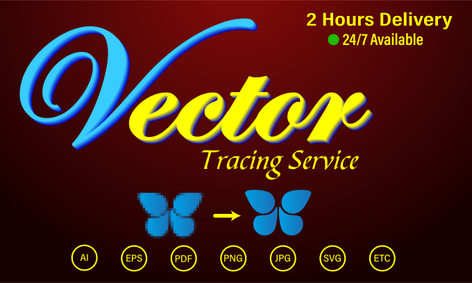 Gig Preview - Vectorize image or logo to vector quickly