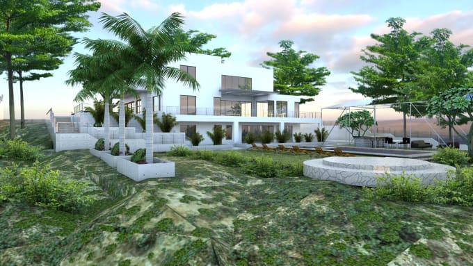 Gig Preview - Create a modern architectural house