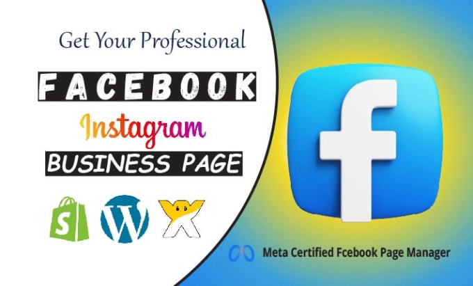 Bestseller - create professional facebook business page , instagram business page