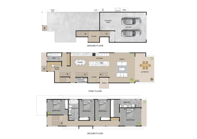 Gig Preview - Redraw 2d floor plan for real estate agent