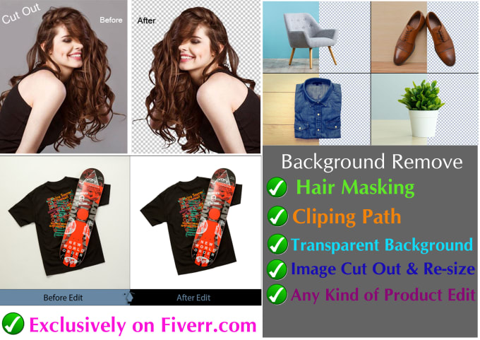 Gig Preview - Cut out images background removal professionally