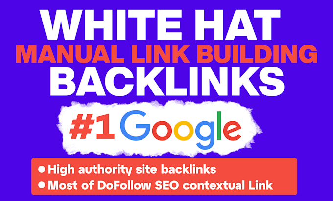 Gig Preview - Do manual high authority USA dofollow SEO link building backlinks google ranking