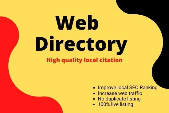 Gig Preview - Do 100 high authority directory listing