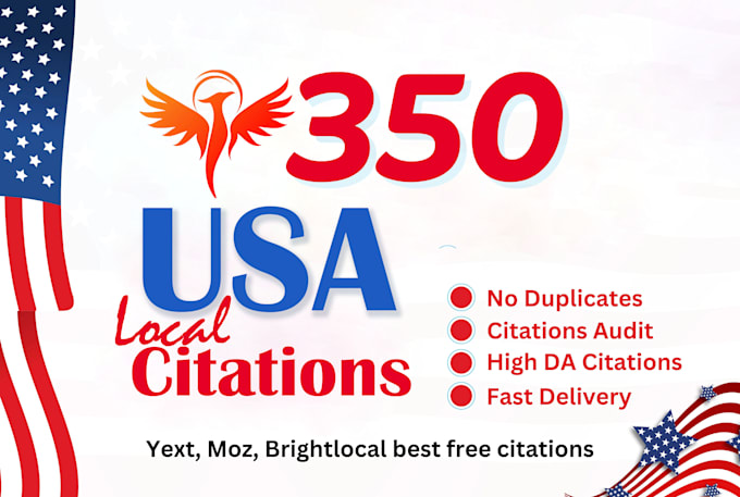 Bestseller - create top 350 USA local citations usa local seo listing