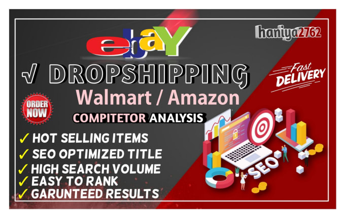 Gig Preview - Do samclub or amazon to ebay dropshipping product research