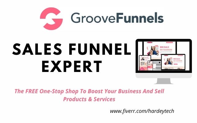 Gig Preview - Build sales funnel on groove funnel