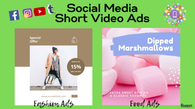 Gig Preview - Create exclusive modern short video ads for social media