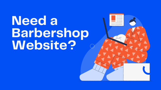 Gig Preview - Build a website for your barbershop