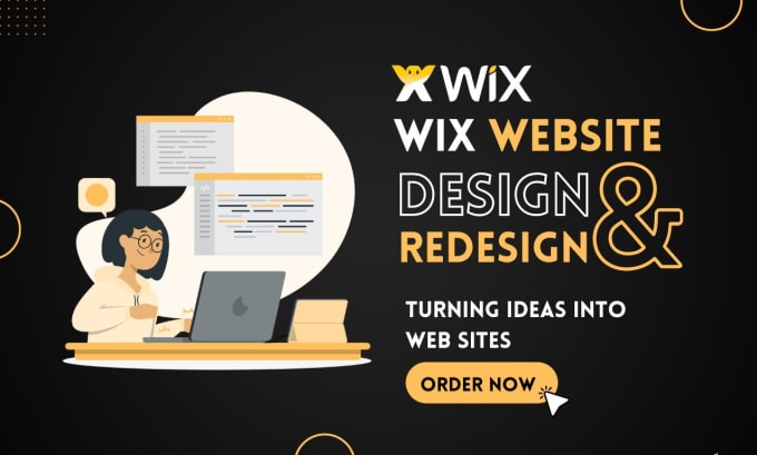 Gig Preview - Do wix website design, wix website redesign and wix ecommerce website