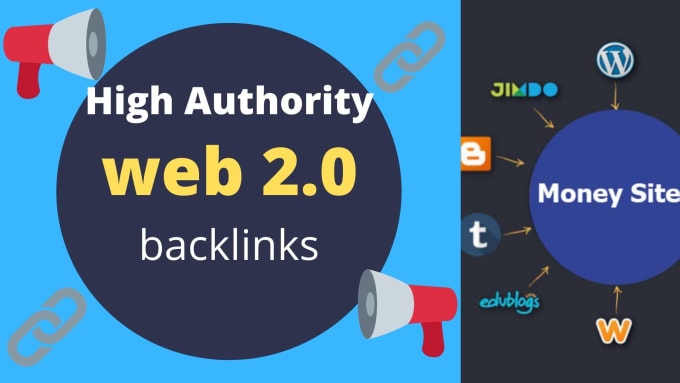 Gig Preview - Creat high authority web 2 0 backlinks