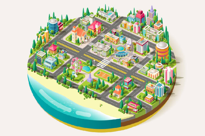 Gig Preview - Design isometric vector illustration