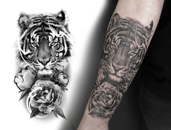 Gig Preview - Create a realistic tattoo design