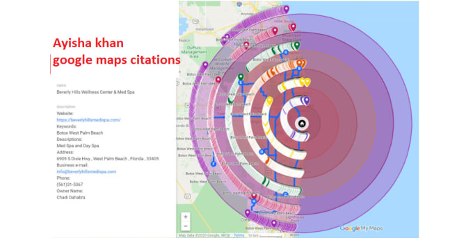 Gig Preview - Create 99,000 google map pinpoints and local citations