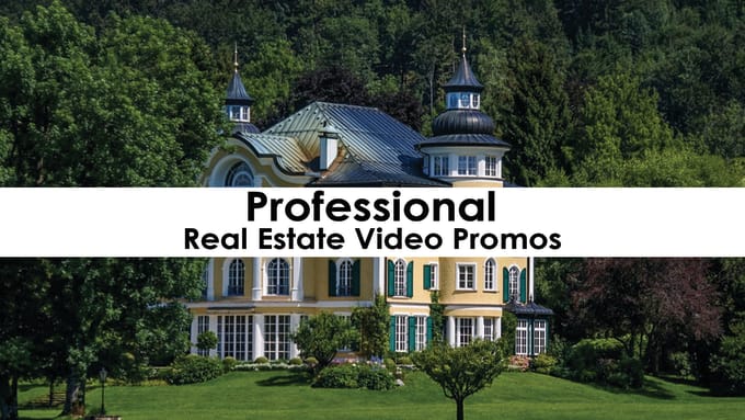 Gig Preview - Do professional real estate promo and video editing in 24 hours