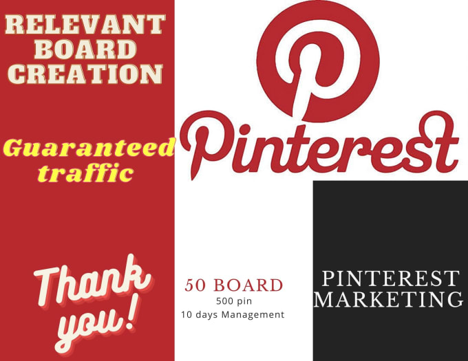 Gig Preview - Do pinterest marketing, setup profile and grow your business