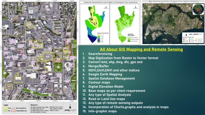 Gig Preview - Make perfect and beautiful gis maps with arcgis and qgis