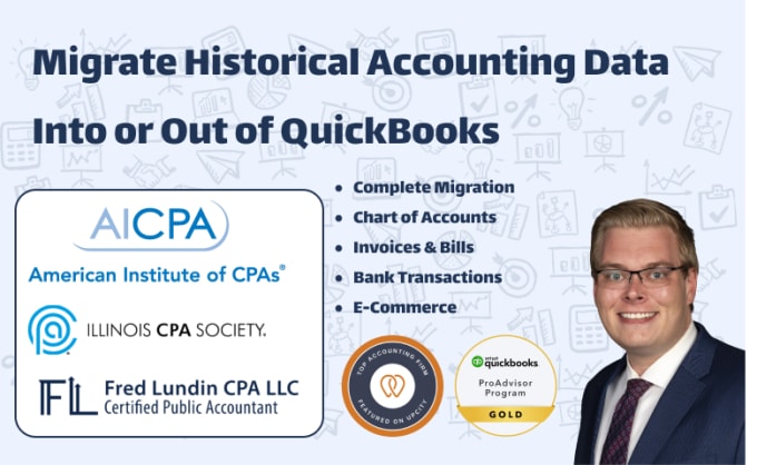 Gig Preview - Cpa to migrate historical accounting data into or out of quickbooks