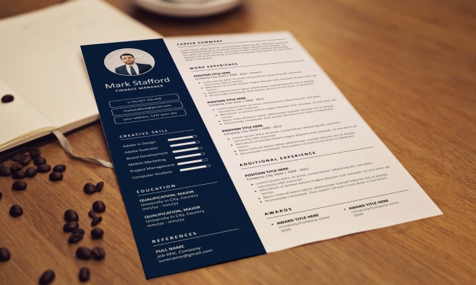 Gig Preview - Provide professional resume, cv, cover letter design