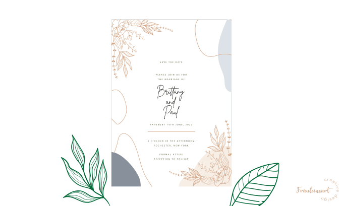 Gig Preview - Design your digital wedding invitation