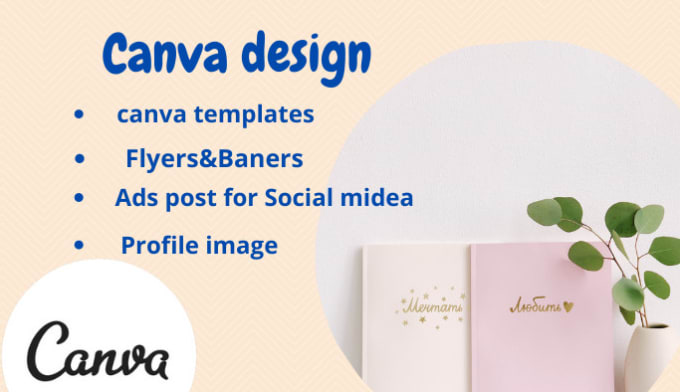 Gig Preview - Design an editable canva template wall art  social media post  for your brand