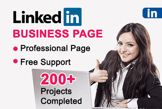 Gig Preview - Create pro linkedin company business page