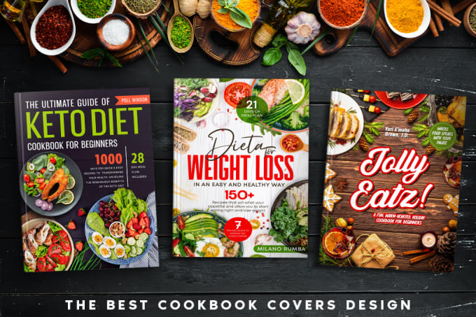 Gig Preview - Do the best cookbook kindle cover and paperback cover