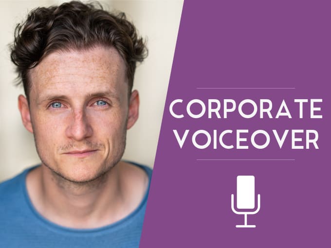 Gig Preview - Record a professional british male corporate voiceover