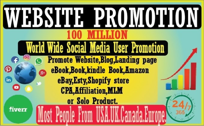 Bestseller - do promote your website,business or any link on social media