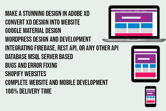 Gig Preview - Develop a responsive website design for you