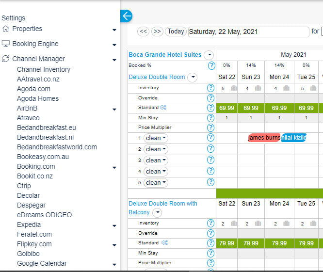 Bestseller - set up channel manager and platforms