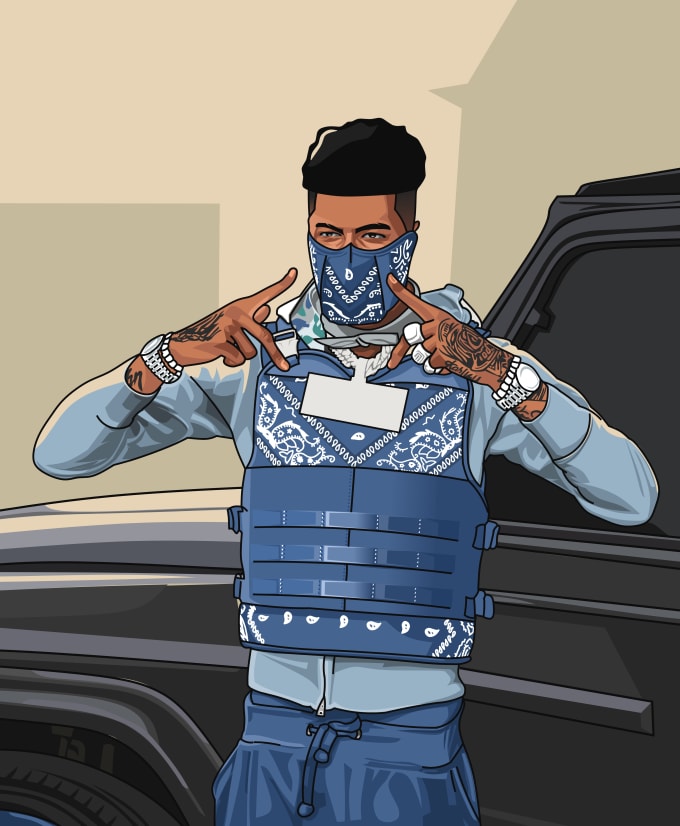 Bestseller - draw gta style vector art cartoon from your photo