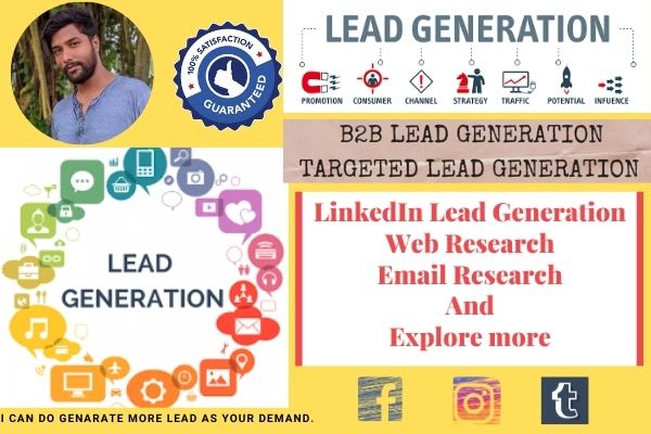 Gig Preview - Do b2b lead generation and web research