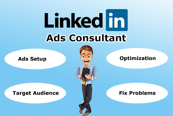 Gig Preview - Create and optimize highly targeted linkedin ads marketing