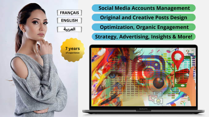 Bestseller - be your expert social media manager, english, french and arabic