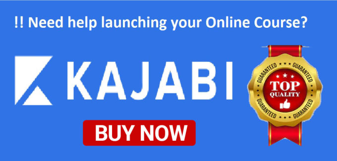 Gig Preview - Create kajabi online course, website, and landing pages