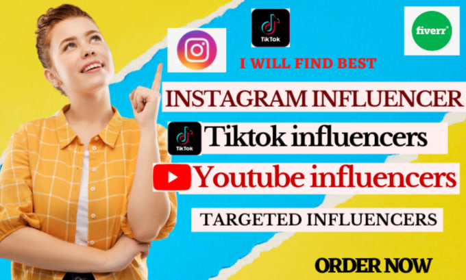 Gig Preview - Find the best instagram influencer for you