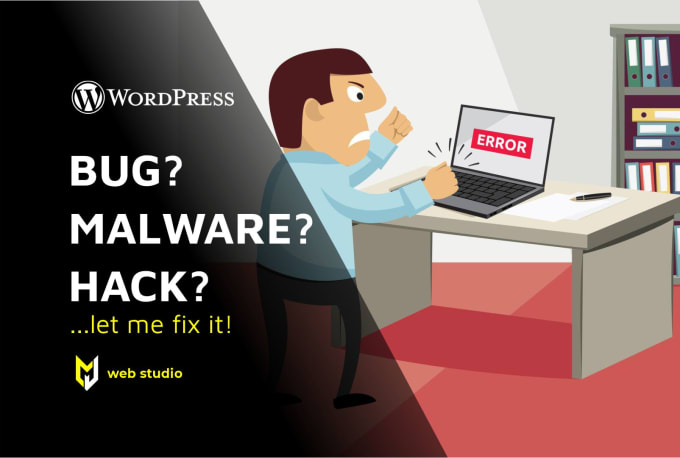 Gig Preview - Fix wordpress issues, remove malware, make it secure