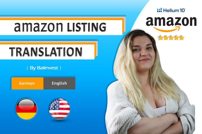 Gig Preview - Translate your product listing to german for amazon germany