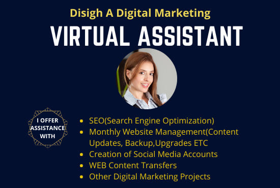 Gig Preview - Be your virtual assistant for SMM