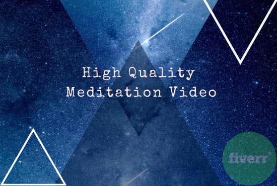 Gig Preview - Create meditation music  video for you