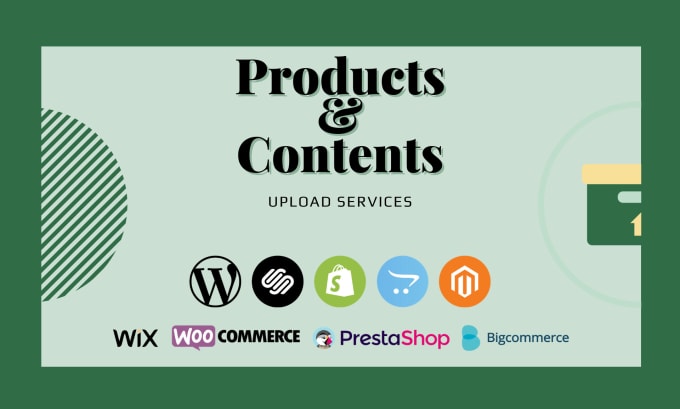 Gig Preview - Upload products or contents, provide website support